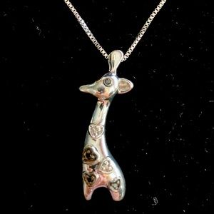 Giraffe Pendant Necklace